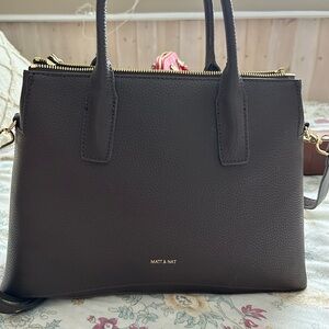 Matt & Nat Pebbled Leather Satchel